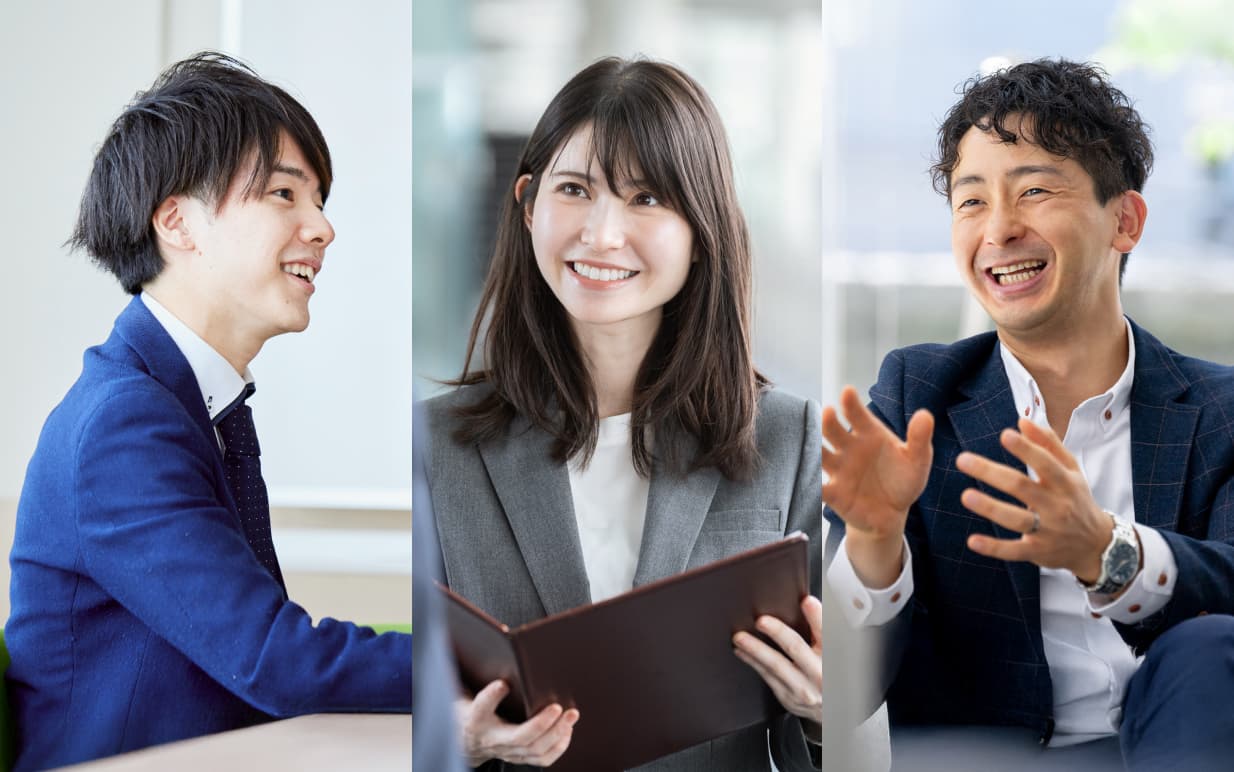 法人対応の専門スタッフの画像